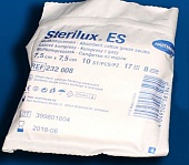 Салфетки стерильные STERILUX ES: 7,5 х 7,5 см; 8 слоев; 17 нитей; 10 